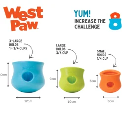 West Paw Toppl Treat Dispensing Wobbling Dog Toy & Food Bowl Fashion