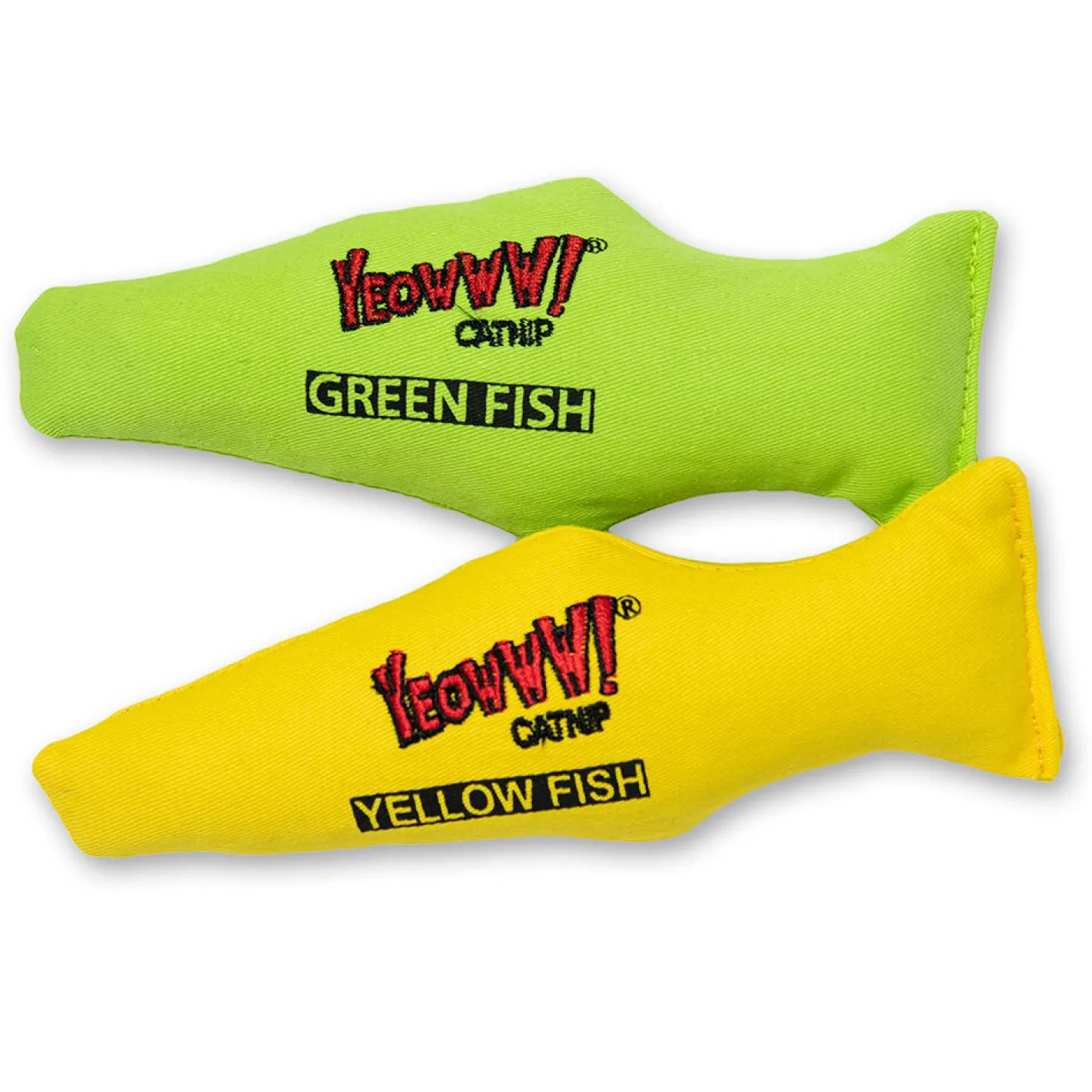 Yeowww ! Cat Toys with Pure American Catnip - Yellow Fish Hot