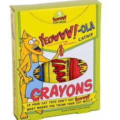 Yeowww ! Cat Toys with Pure American Catnip - !-ola Crayon New