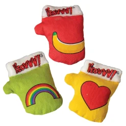 Yeowww Holiday Kitten Mittens Cat Toys - Pack of 3 Organic Catnip Toys Made in USA Fashion