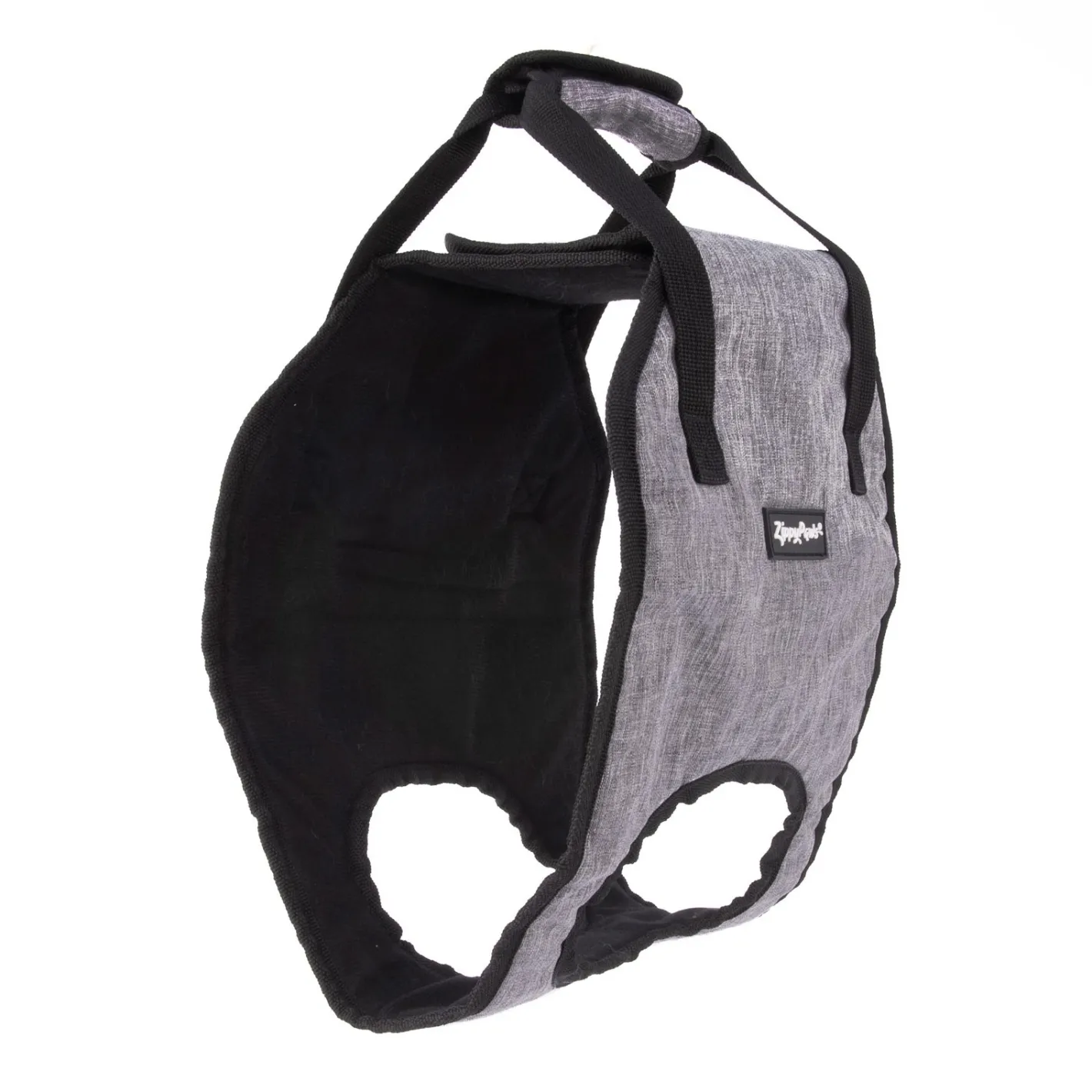Zippy Paws Adventure Support Step-in Dog Lift & Carrier Harness - Graphite Grey Hot