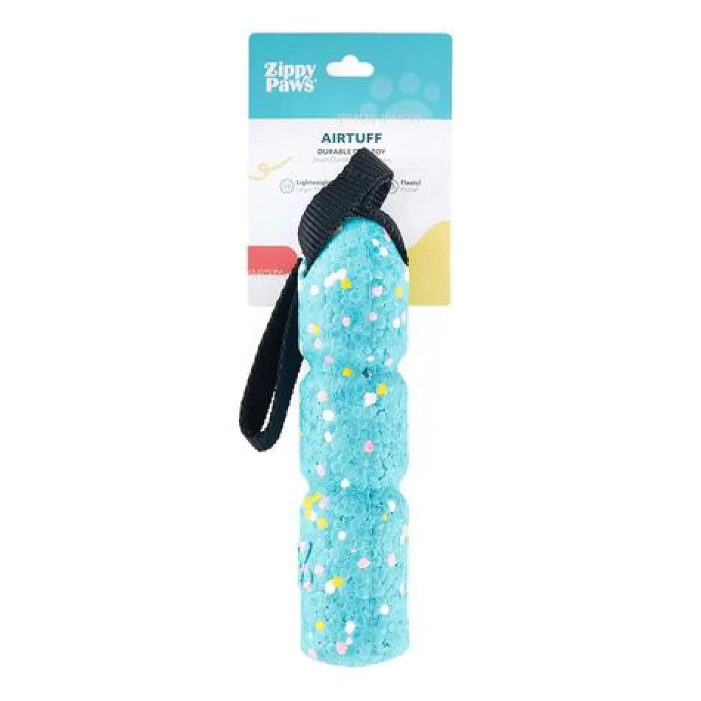 Zippy Paws AirTuff Puncture Resistant Floating Tug Dog Toy - Bumper Stick Fashion