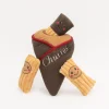 Zippy Paws Burrow Interactive Dog Toy - Churros with 3 Squeaker Toys Sale