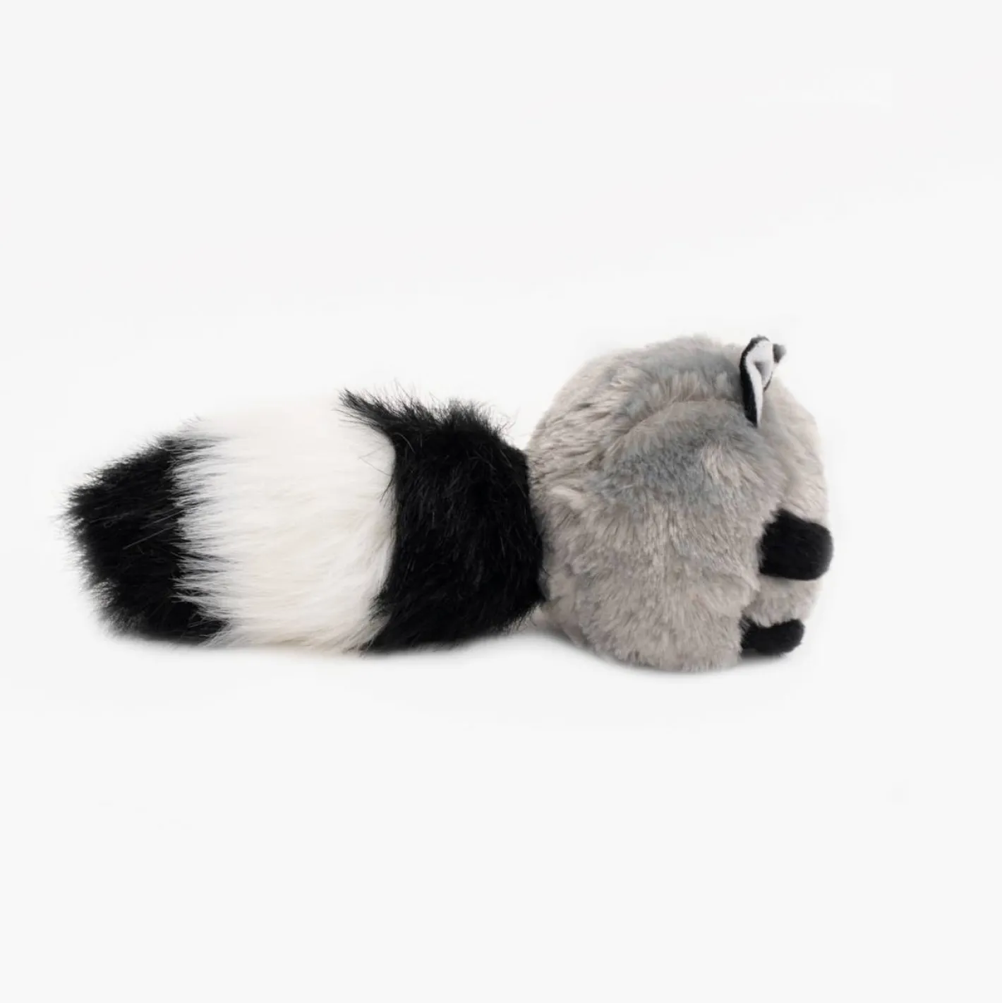 Zippy Paws Bushy Throw Crinkly Plush Fetch Dog Toy - Raccoon Sale