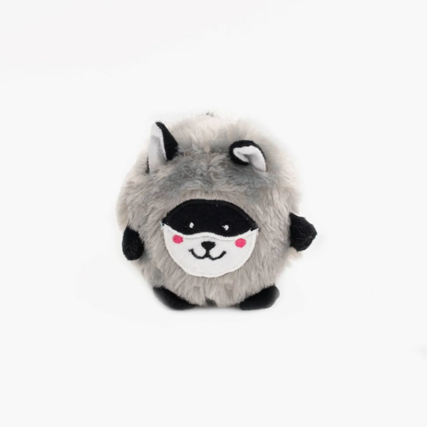Zippy Paws Bushy Throw Crinkly Plush Fetch Dog Toy - Raccoon Sale