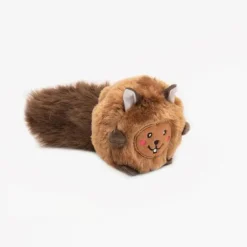 Zippy Paws Bushy Throw Crinkly Plush Fetch Dog Toy - Squirrel Outlet