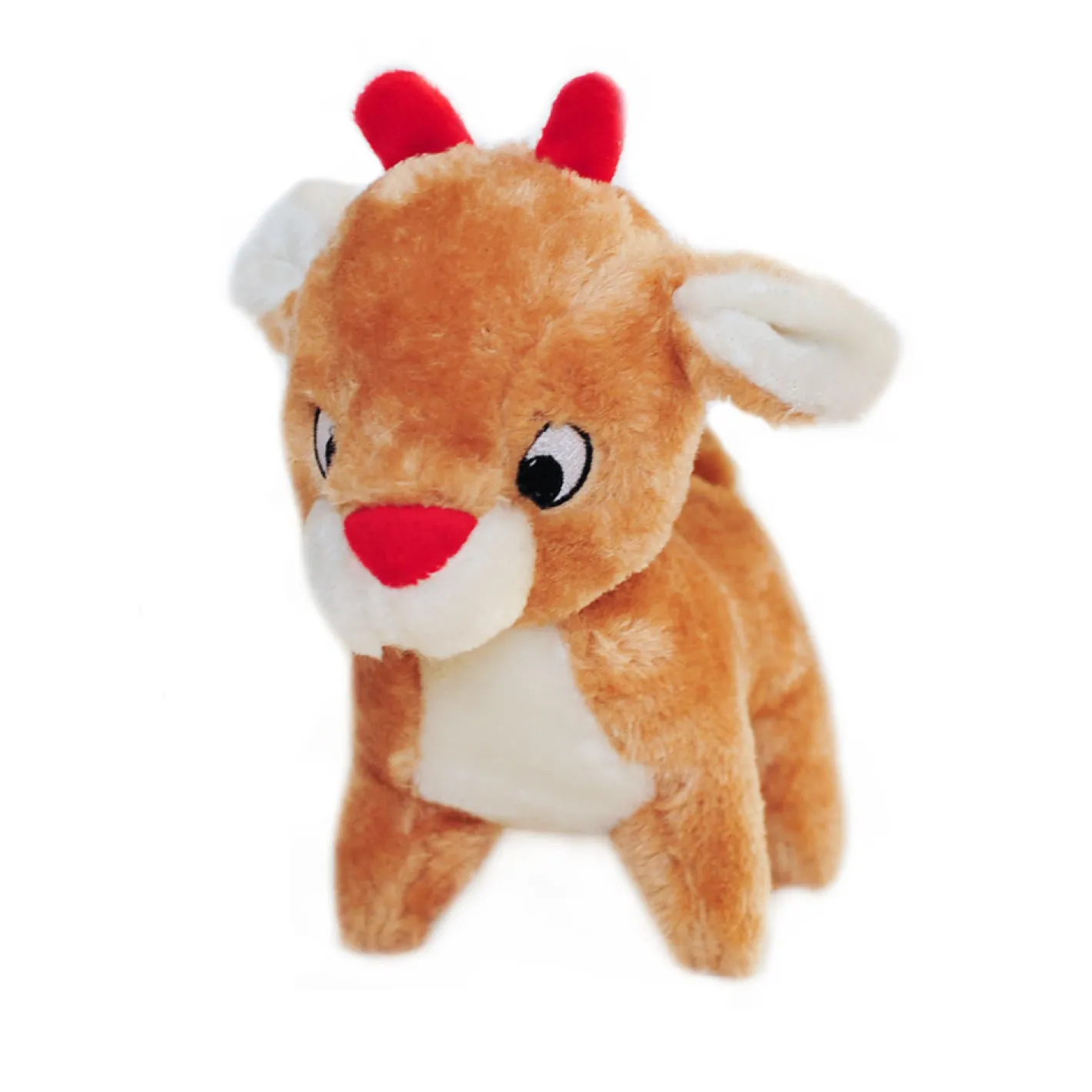 Zippy Paws Christmas Deluxe Plush Squeaker Dog Toy - Reindeer Outlet