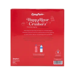 Zippy Paws Christmas Happy Hour Crusherz Squeaker Dog Toy - Christmas 3-Pack Outlet