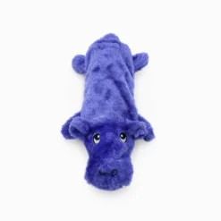 Zippy Paws Crusherz with Replaceable Plastic Squeaker Bottle Dog Toy - Hippo Fashion