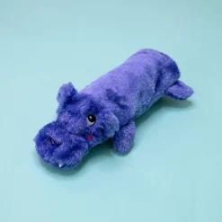 Zippy Paws Crusherz with Replaceable Plastic Squeaker Bottle Dog Toy - Hippo Fashion