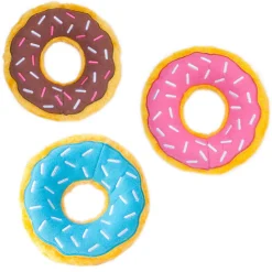 Zippy Paws Donutz Plush Squeaker Dog Toy in a Variety of "Flavours" Outlet