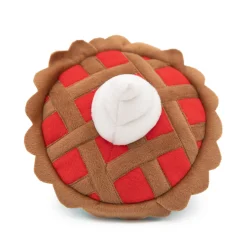 Zippy Paws Fall Harvest Pumpkin Pie Plush Squeaker Dog Toy Fashion