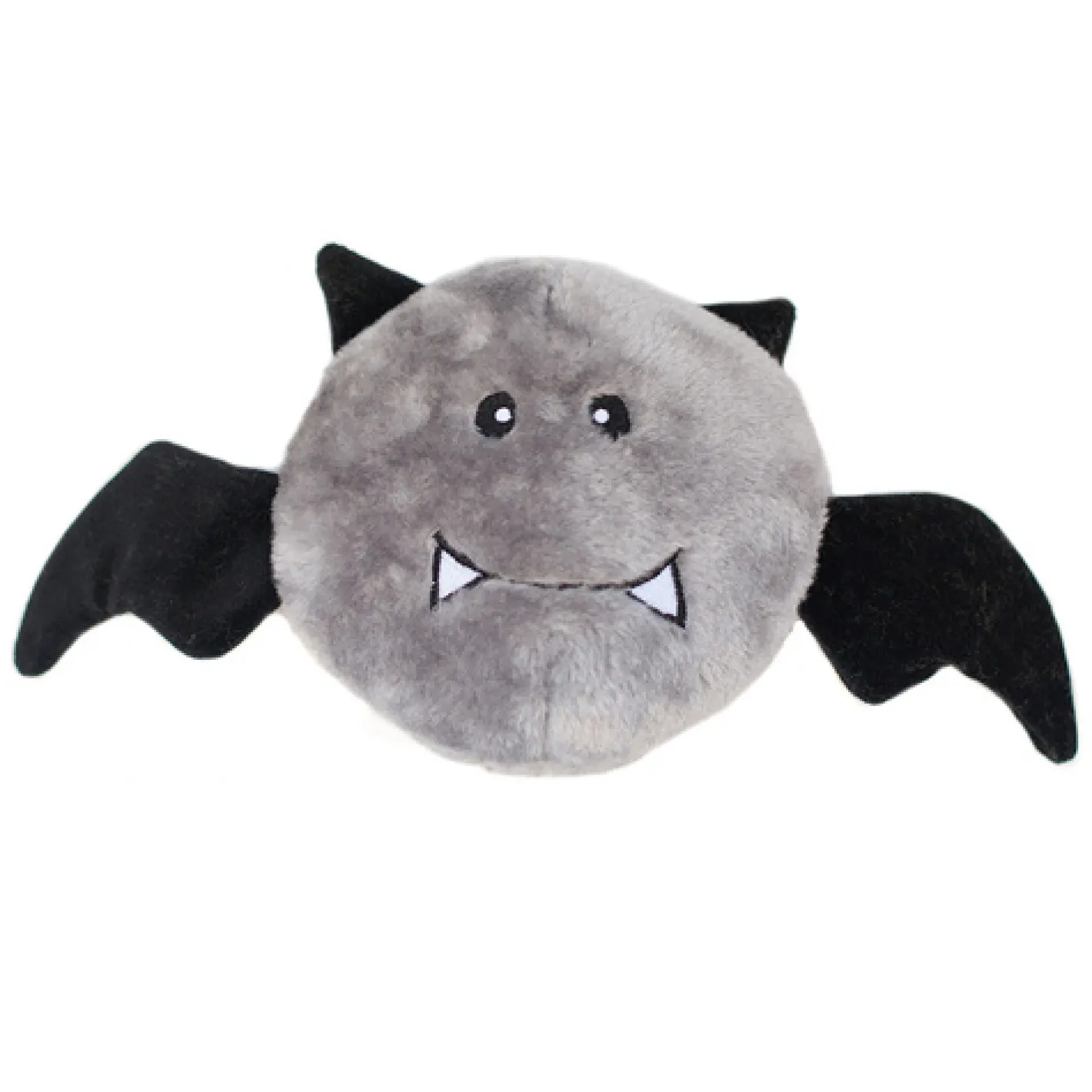 Zippy Paws Halloween Brainey Plush Squeaker Dog Toy - Bat Sale