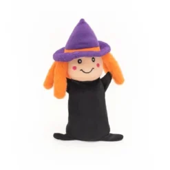 Zippy Paws Halloween Colossal Buddie Dog Toy - Witch Hot