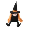 Zippy Paws Halloween Crinkle Squeaker Dog Toy - Witch with Long Crinkly Legs Outlet