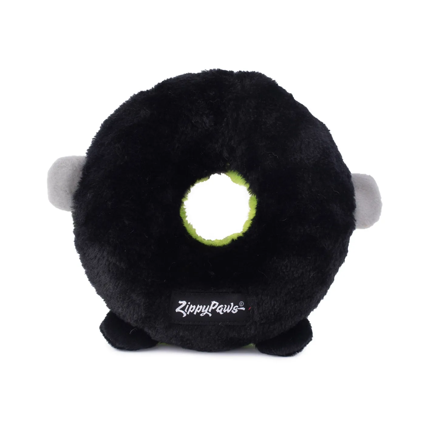 Zippy Paws Halloween Donutz Buddies Squeaker Dog Toy - Frankenstein's Monster New