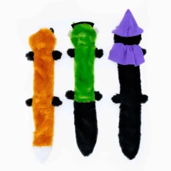 Zippy Paws Halloween Skinny Peltz Squeaker Dog Toy 3-pack Large Hot
