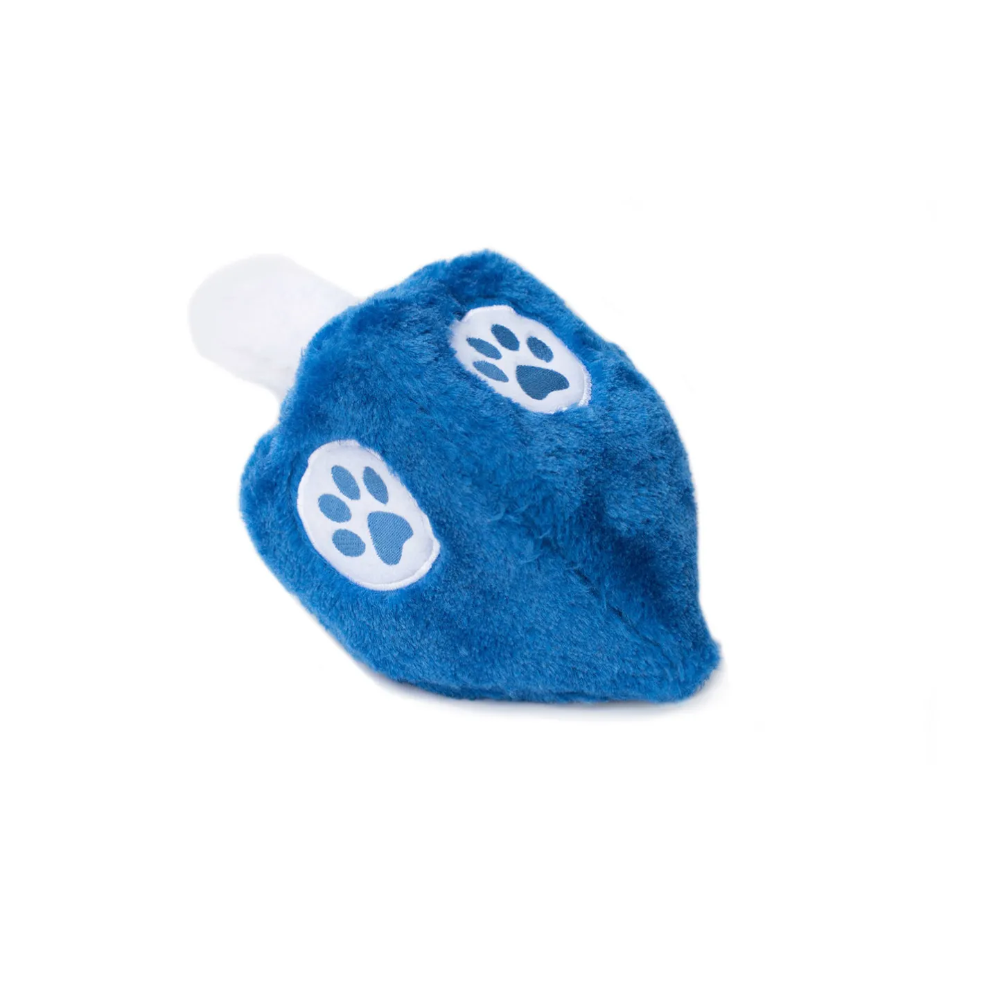 Zippy Paws Hanukkah Burrow Interactive Squeaker Dog Toy - Dreidel Blue Bears Clearance