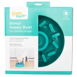 Zippy Paws Happy Bowl Slow Feeder for Dogs - Donut Sale