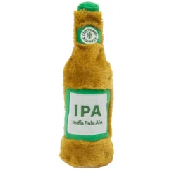 Zippy Paws Happy Hour Crusherz with Replaceable Squeaker Bottle Dog Toy - IPA Best