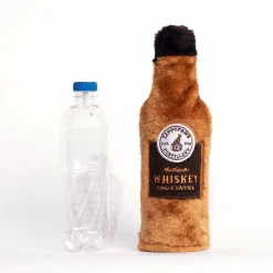 Zippy Paws Happy Hour Crusherz with Replaceable Squeaker Bottle Dog Toy - Whiskey Discount