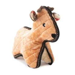 Zippy Paws Holiday Grunterz Plush Z-Stitch Dog Toy - Reindeer New