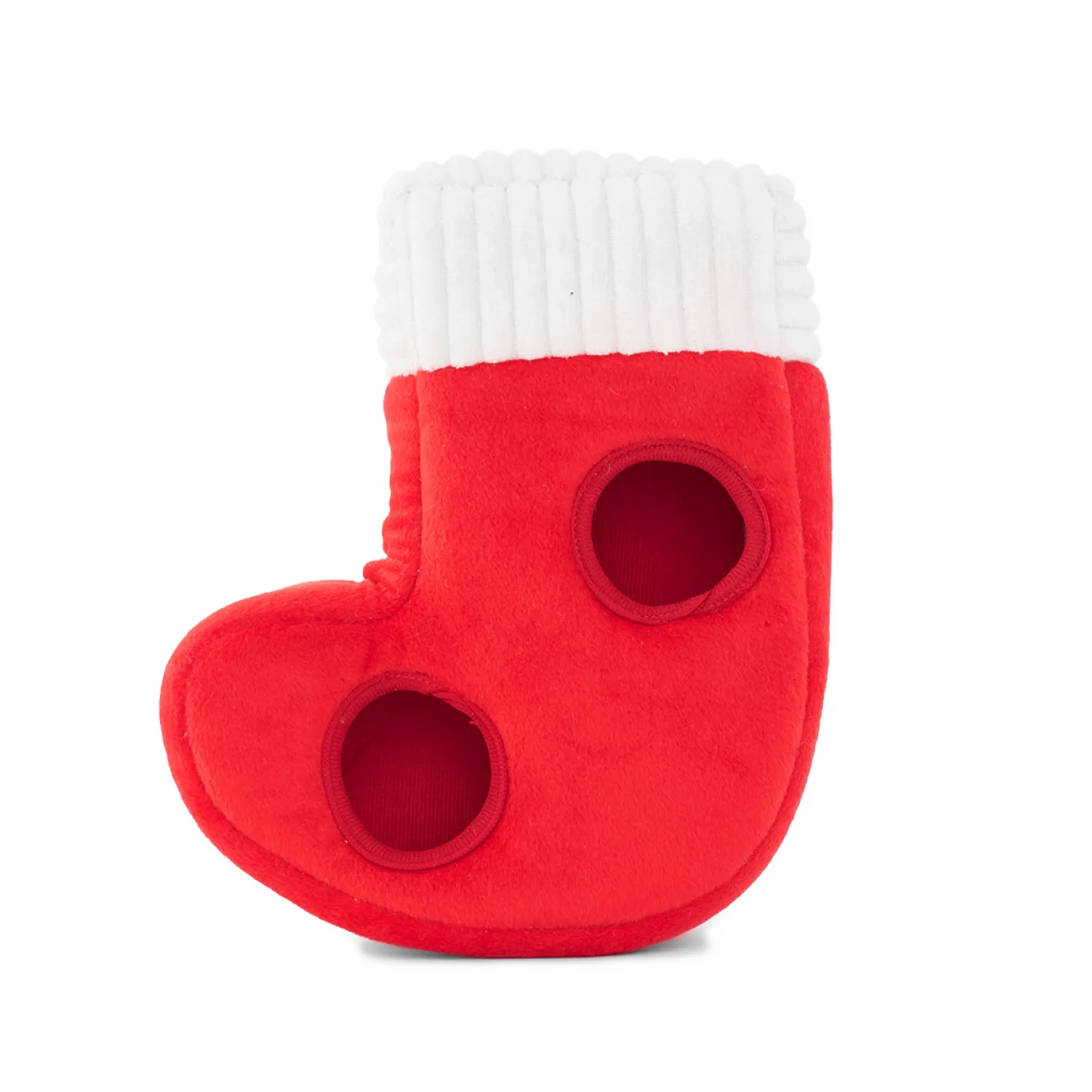Zippy Paws Interactive Dog Toy - Holiday Burrow - Naughty or Nice Stocking Sale