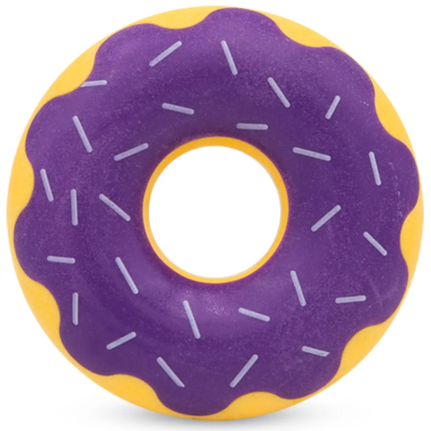 Zippy Paws Latex Squeaker Dog Toy - ZippyTuff Donutz - Grape Jelly Best