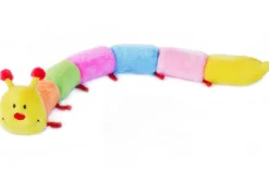 Zippy Paws Long Caterpillar 6 Squeakers Plush No Stuffing Dog Toy Fashion