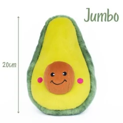 Zippy Paws NomNomz Squeaker Dog Toy - Jumbo Avocado Discount