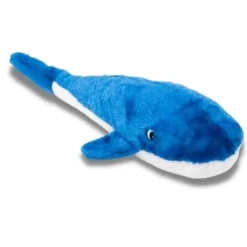 Zippy Paws Plush Squeaky Jigglerz Dog Toy - Blue Whale Online