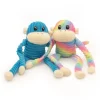 Zippy Paws Spencer the Crinkle Monkey Dog Toys - 2-Pack Small Rainbow & Blue Best
