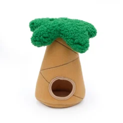 Zippy Paws Zippy Burrow Interactive Dog Toy - 3 Dolphins in Palm Tree Hot
