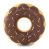 Zippy Paws ZippyTuff Latex Donutz Squeaker Dog Toy - Chocolate Hot