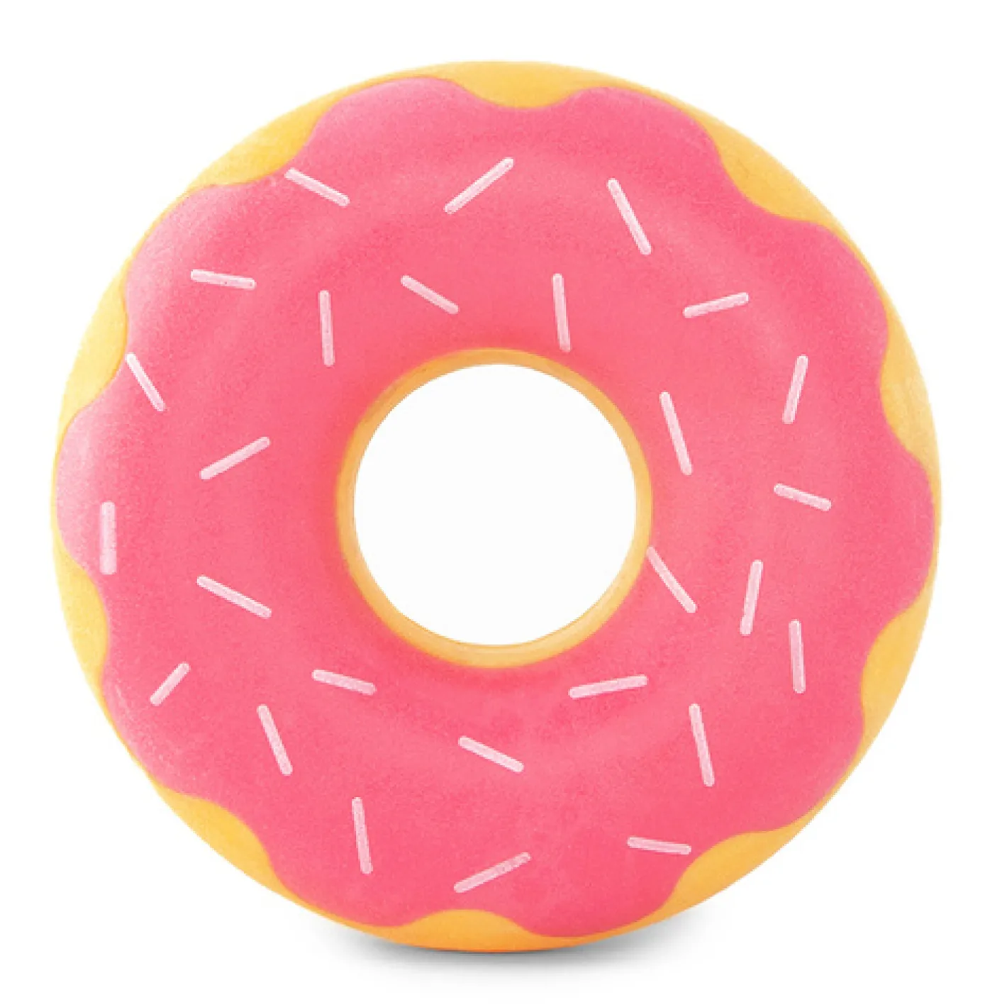 Zippy Paws ZippyTuff Latex Donutz Squeaker Dog Toy - Strawberry Online