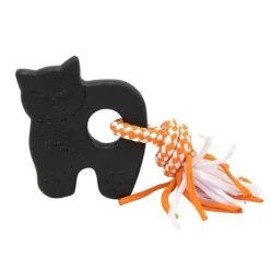 Zippy Paws ZippyTuff Teetherz Dog Toy - Black Cat Fashion