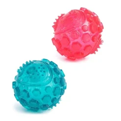 Zippy Paws ZippyTuff Textured Rubber Squeaker Ball Dog Toy New
