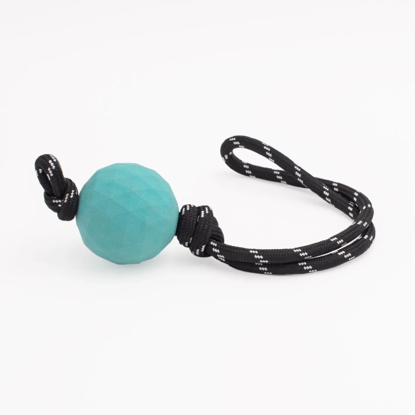 Zippy Paws ZippyTuff Waggle RopeTugz Babble Ball with Unpredictable Bounce Fashion