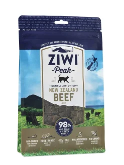 Ziwi Peak Air Dried Grain Free Cat Food 400g Pouch - Free Range Beef Best