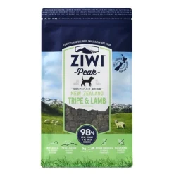 Ziwi Peak Air Dried Grain Free Dog Food 1kg Pouch - Tripe & Lamb Fashion