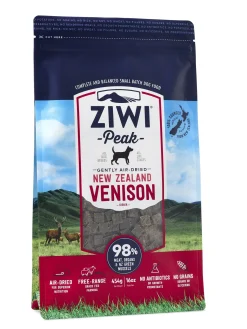 Ziwi Peak Air Dried Grain Free Dog Food 454g Pouch - Venison New