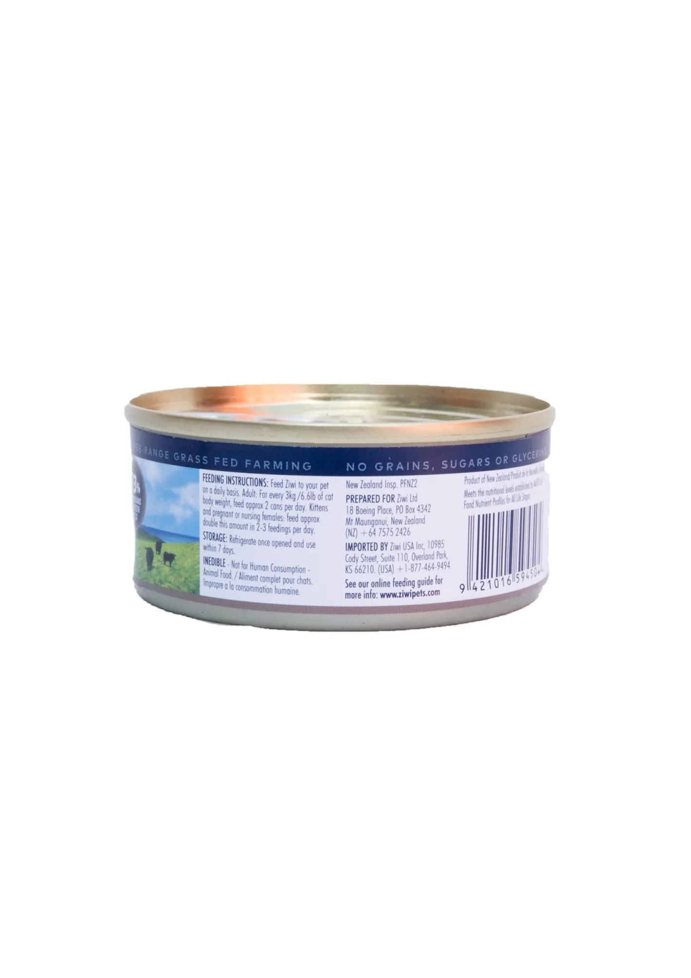Ziwi Peak Moist Grain Free Cat Food - Free Range Beef - 85g x 24 Cans Hot