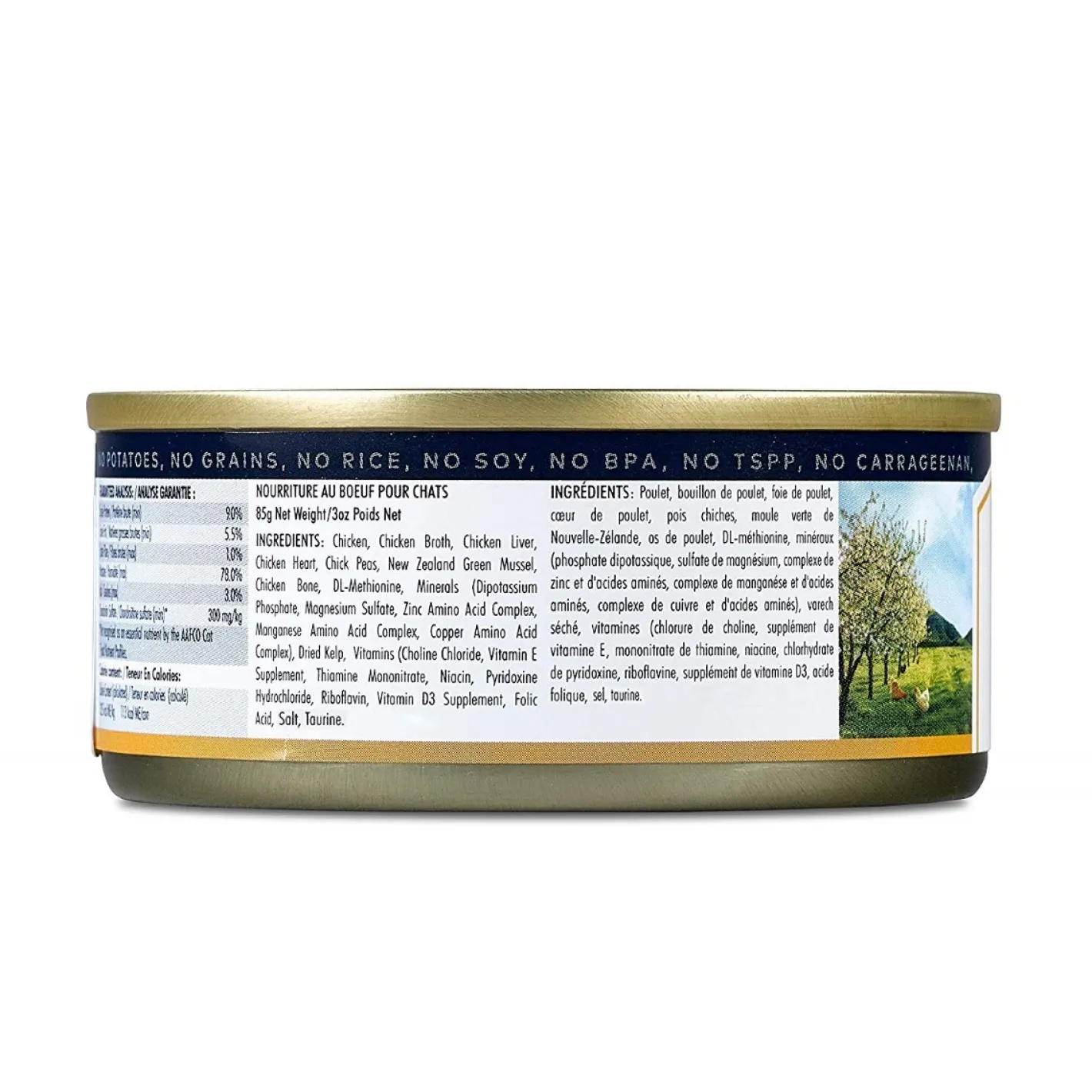 Ziwi Peak Moist Grain Free Cat Food - Free Range New Zealand Chicken - 85g x 24 Cans Hot