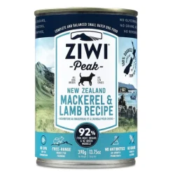 Ziwi Peak Moist Grain Free Dog Food - Mackerel & Lamb - 390g x 12 Cans Discount