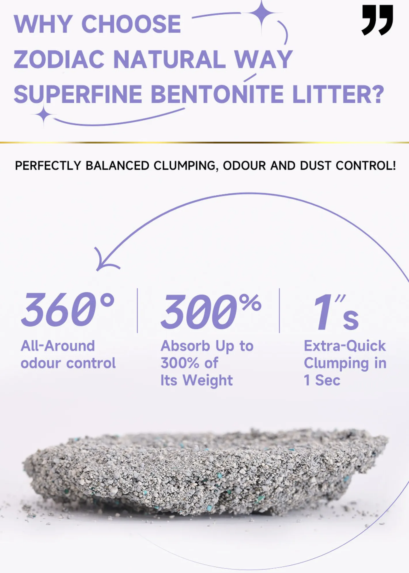 Pidan ZODIAC Natural Way Original Superfine Bentonite Cat Litter 4.5Kg Clearance