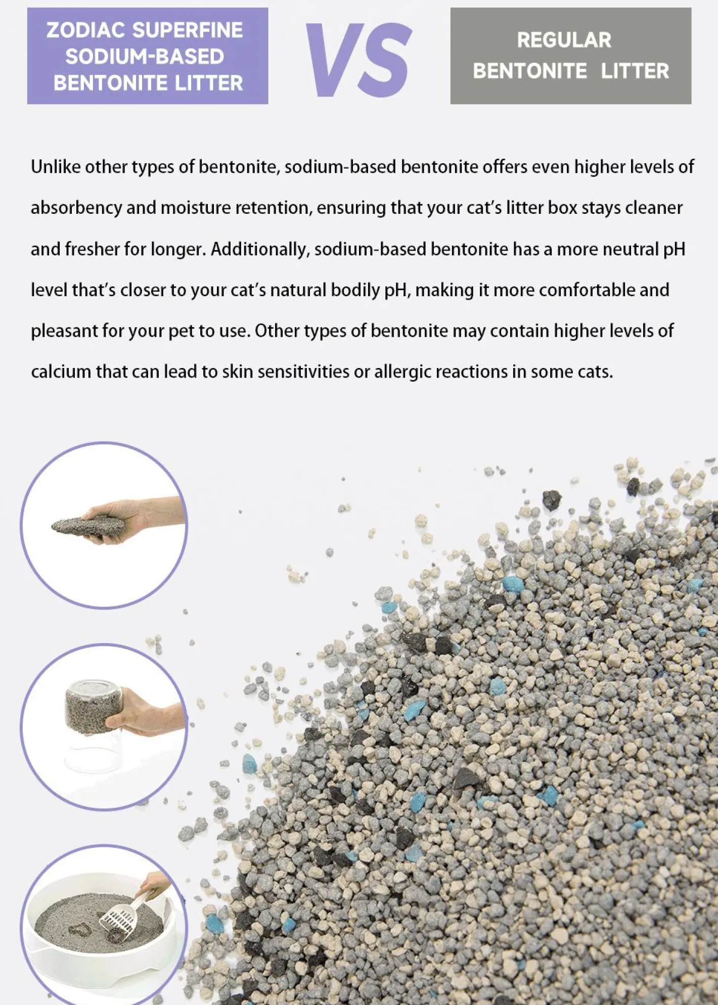 Pidan ZODIAC Natural Way Original Superfine Bentonite Cat Litter 4.5Kg Clearance