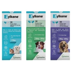 Zylkene Nutritional, Calming & Stress Supplement Capsules for Dogs and Cats Discount